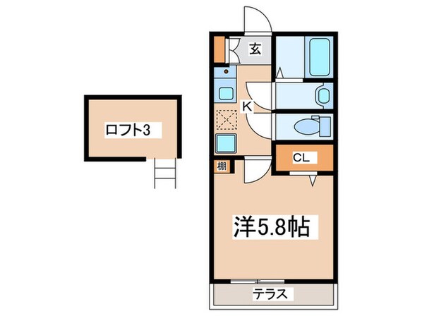 ヒルズ鶴川の物件間取画像